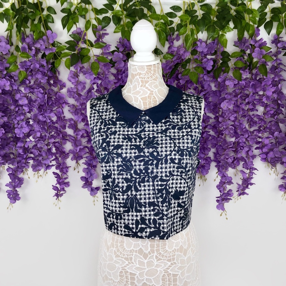 Hi There Karen Walker Floral Gingham Darcy Top
